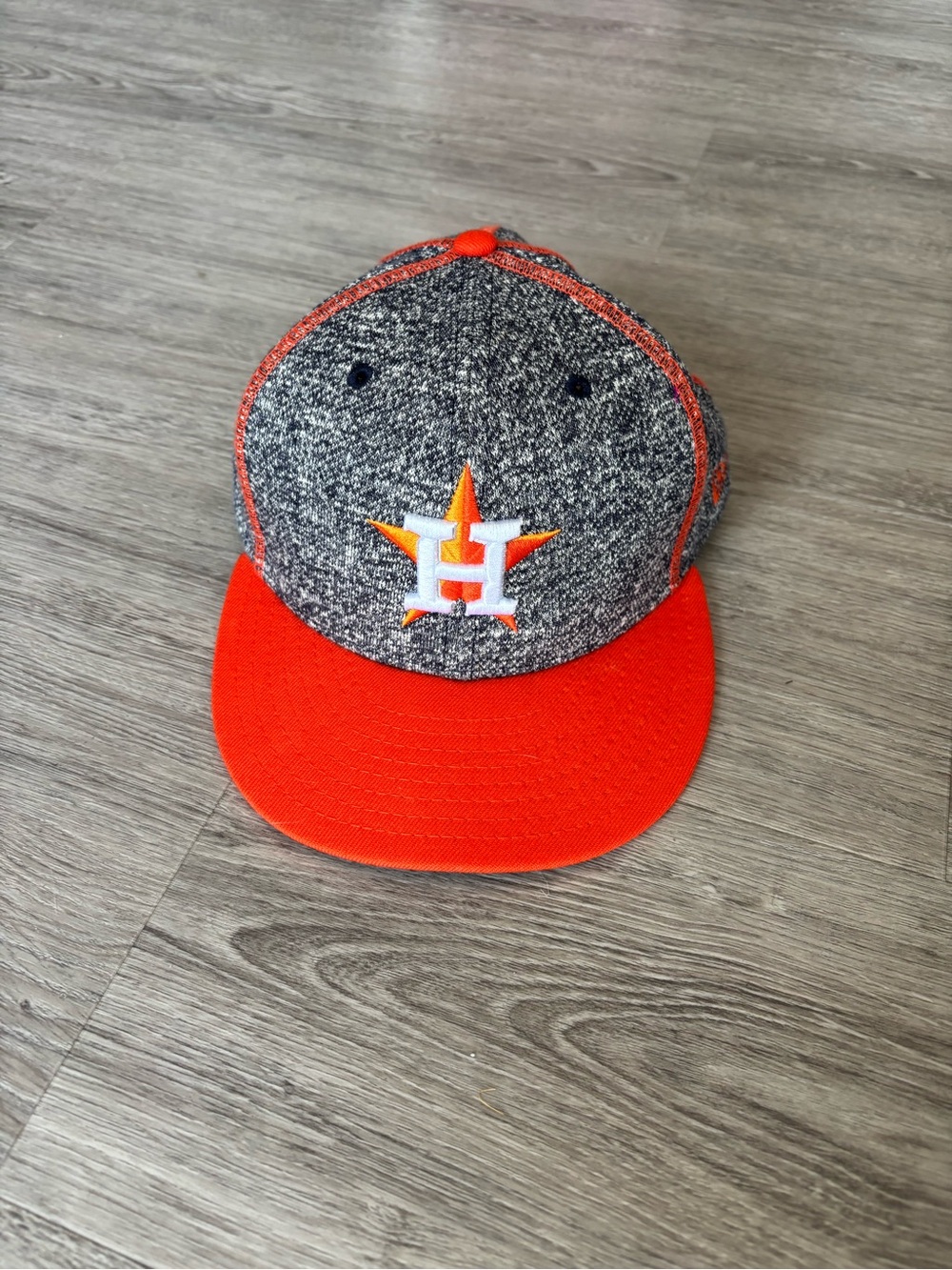 Houston Astros New Era 9FIFTY Snapback Hat Gray Orange MLB Baseball Cap
